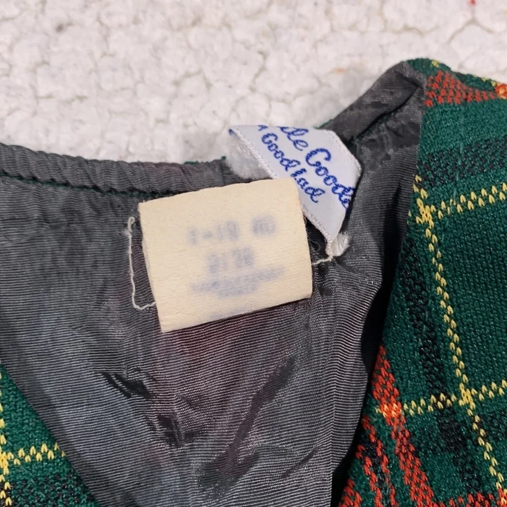 Vintage Little Goodies by Good Lad Boys plaid suit coat